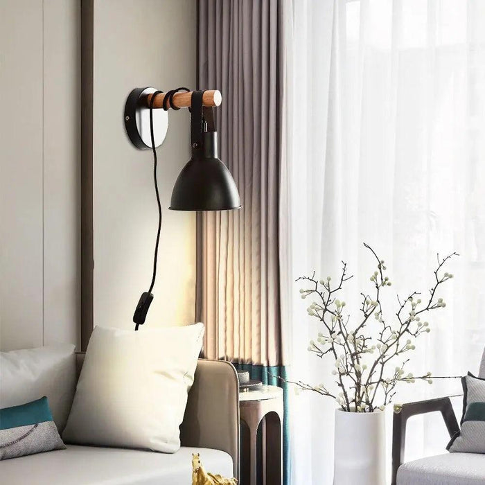 Algunda - Industrial Plug in Wall Sconce  BO-HA