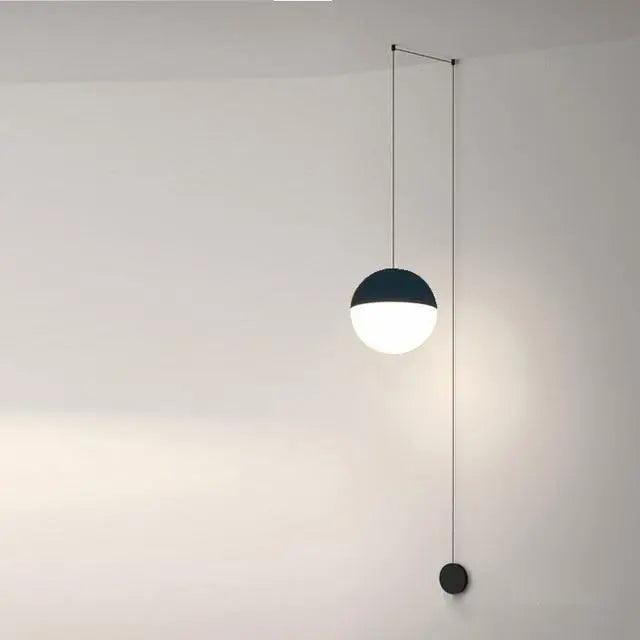 Alise - Nordic Plug-In DIY Glass Hanging Lights For Bedroom BO-HA 2 Hooks (4 m) - Hardwired