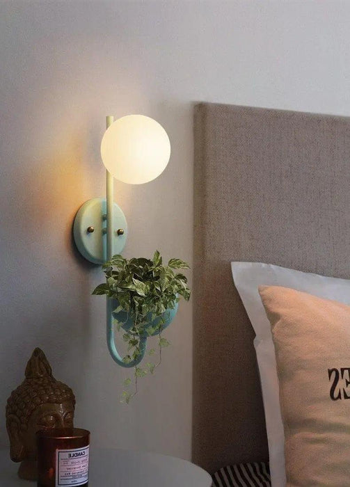 Kelda - Nordic Planter Light Sconce  BO-HA