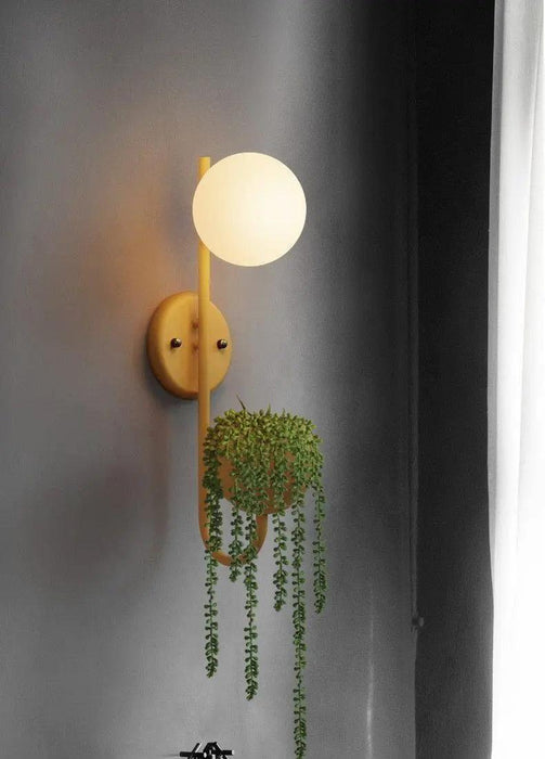 Kelda - Nordic Planter Light Sconce  BO-HA