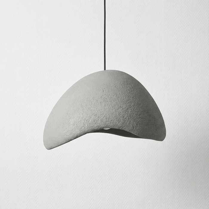 Stellan - Minimalist Hanging Pendant Light Fixture BO-HA A Gray Small