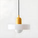 Kalle - Glass Pendant Light Bauhaus Furniture BO-HA Yellow & White