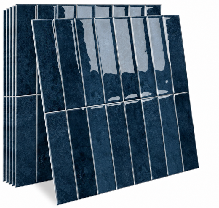 Ebba – Nordic Peel-and-Stick Kitchen Backsplash Tile BO-HA Lakewater Blue