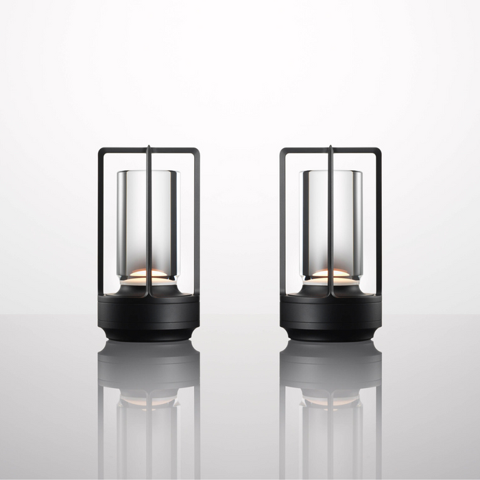 Arkyn - Nordic Rechargeable Table Lamp  BO-HA Black Pair 