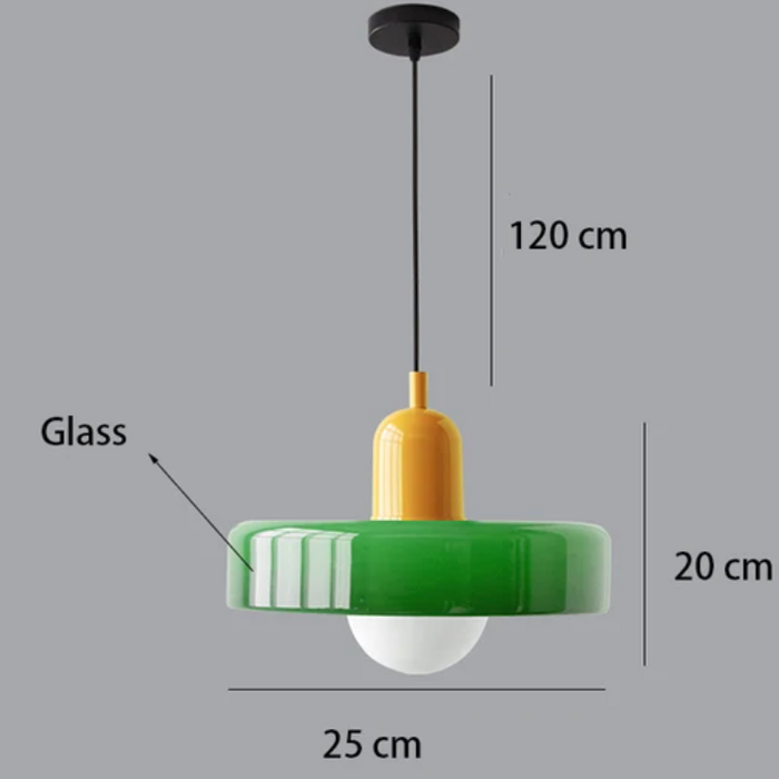 Kalle - Glass Pendant Light Bauhaus Furniture  BO-HA   