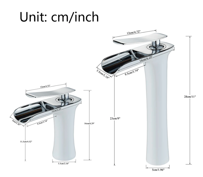 Margareta - Waterfall Single Handle Basin Faucet  BO-HA   