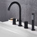 Katen - Modern Bathtub Faucet Deck Mount Tub Faucet  BO-HA Black  