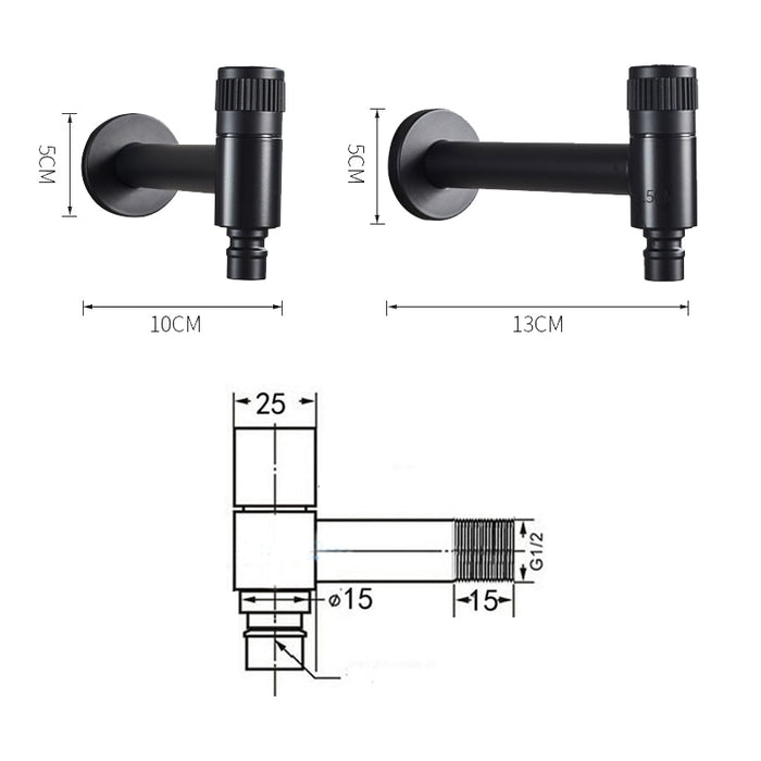 Kol - Modern Water Spigot Outdoor Faucet Hose Spigot  BO-HA   