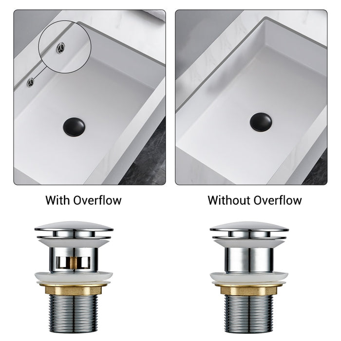 Mirja - Bathroom Sink Drain Pop Up Drain Bathroom Sink Stopper  BO-HA   