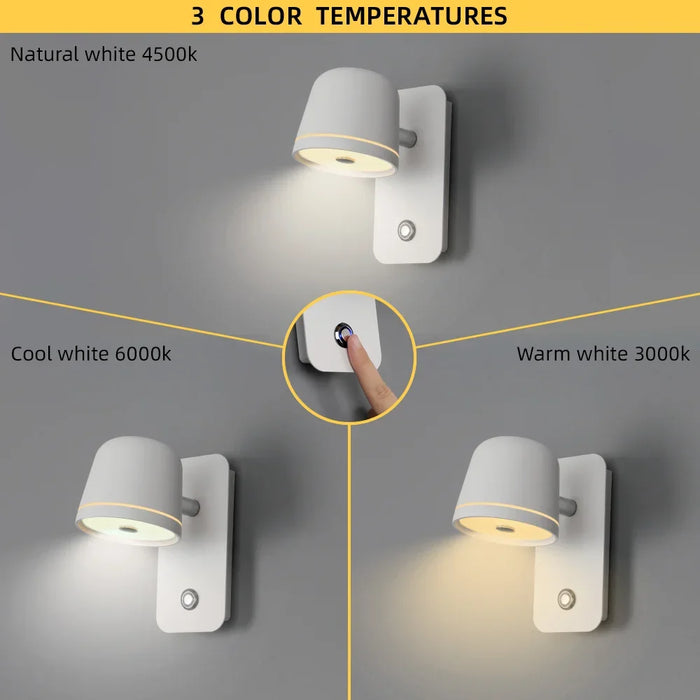 Runar -  LED Dimmable Wall Lamp with Switch  BO-HA   