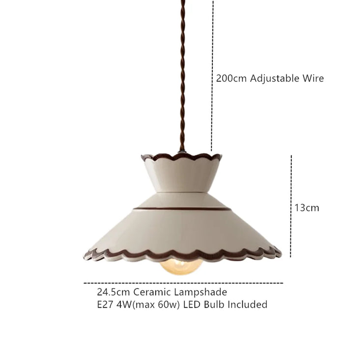 Ronja – Hand-Painted Ceramic Pendant Light BO-HA