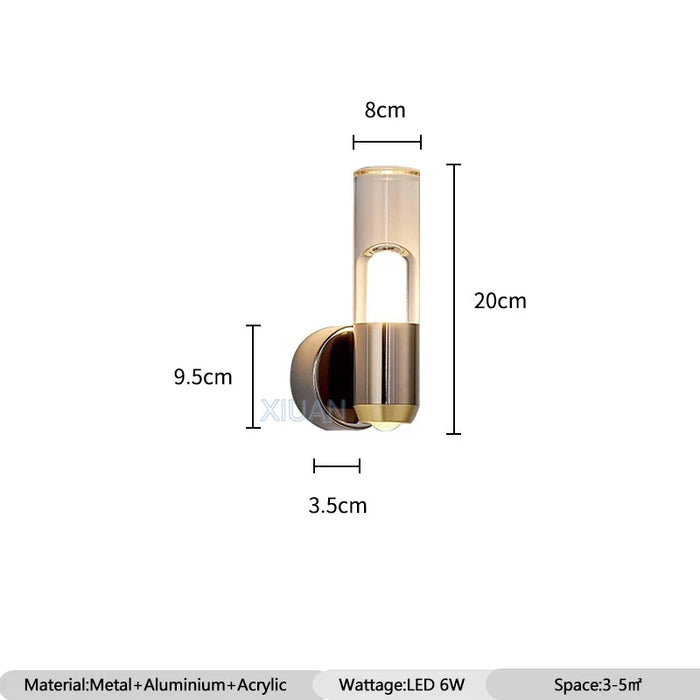 Sigrid - Nordic Bedside Wall Light Rotatable BO-HA