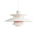 Erna - Colorful Hanging Lamp Bauhaus Furniture  BO-HA White Modern 30 cm Diameter 