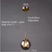 Eira - Glass bubble chandelier Kitchen Island light BO-HA 1 Ball-Gray