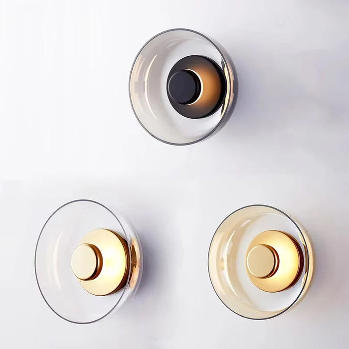 Svala - Modern Glass LED Wall Light BO-HA