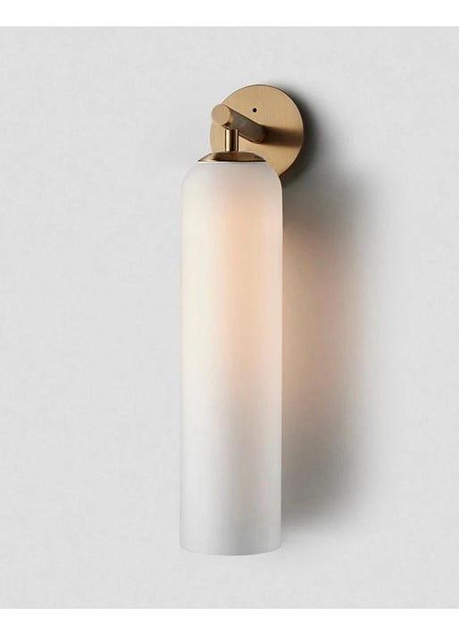 Liviana - Glass Wall-Mounted Lamp BO-HA Milk White Gold