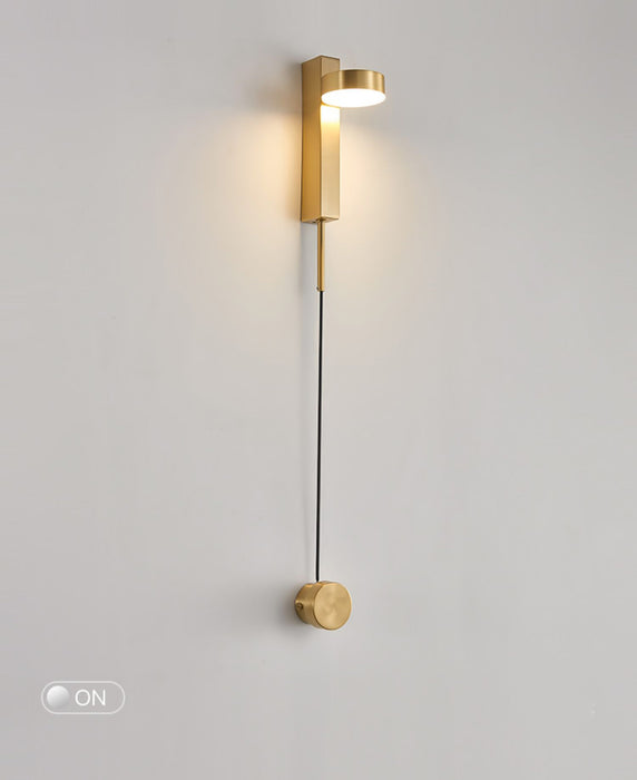 Emelie - Gold Wall Lamp with Dimmer Switch  BO-HA   