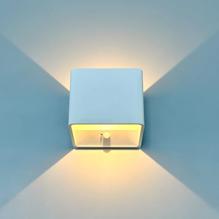 Karl - Modern Battery Operated Wall Sconces  BO-HA White  