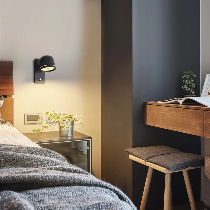 Runar -  LED Dimmable Wall Lamp with Switch  BO-HA   