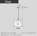 Astrid - Modern Nordic Glass Pendant Light  BO-HA Clear 15 cm (5.9" inches) 
