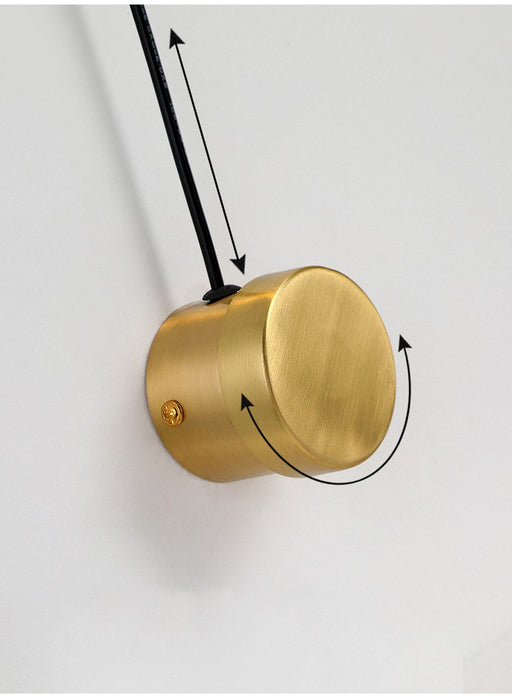Emelie - Gold Wall Lamp with Dimmer Switch  BO-HA   