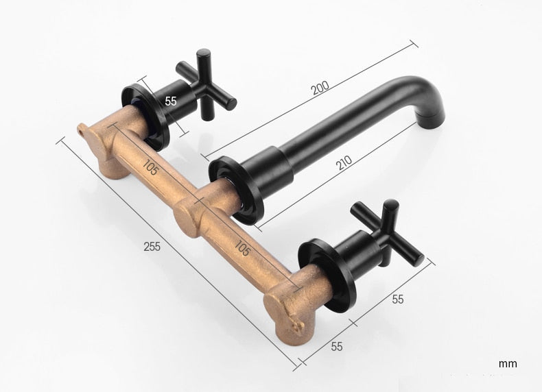 Karitas - Two Handle Bathroom Faucet  BO-HA   