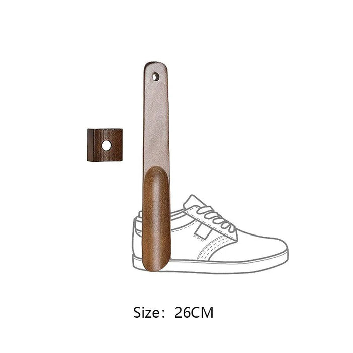 Kolbein Junior - Wooden Walnut Magnetic Shoehorn  BO-HA Nut-brown  