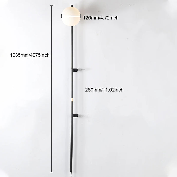 Sol - Nordic Plug in Wall Lamp Sconce  BO-HA   