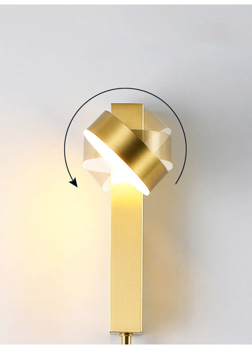 Emelie - Gold Wall Lamp with Dimmer Switch  BO-HA   