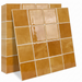 Ebba – Nordic Peel-and-Stick Kitchen Backsplash Tile BO-HA Honey Mustard Square