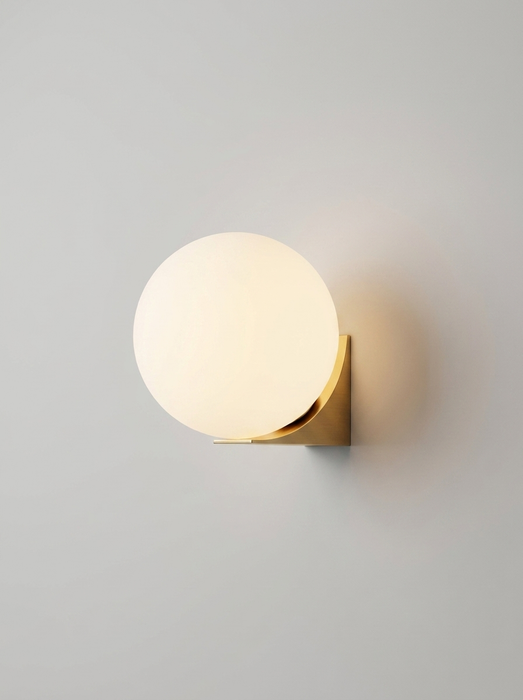 Solja – Modern Glass Orb LED Bedside Wall Sconce