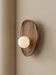 Bjork – Nordic Wood & Glass Wall Sconce BO-HA