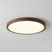 Aske – Nordic Ultra-Thin Wood Ceiling Light BO-HA Walnut · 40 cm