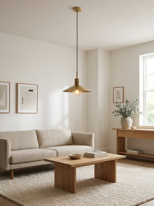 Falk – Brass Cone Pendant Light BO-HA
