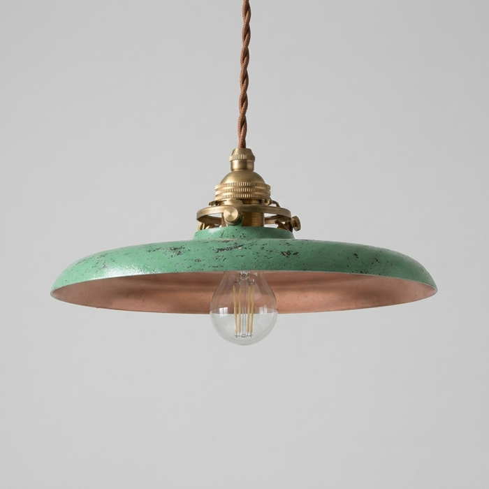 Borghild – Brass Wabi-Sabi Bowl Pendant Light BO-HA Verdigris