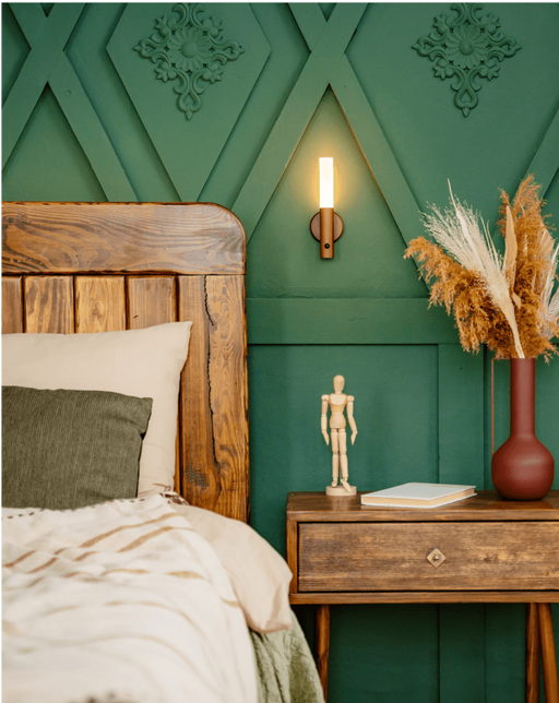 Arne - Rechargeable Wooden Sconce BO-HA