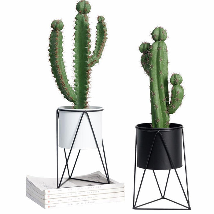 Maja - Circular Ceramic Planter & Stand  BO-HA   