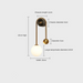Amalia - Modern Nordic Gold Wall Sconces  BO-HA   