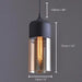 Aada - Modern Nordic Kitchen Pendant Lighting  BO-HA Rectangle - Black & Clear  