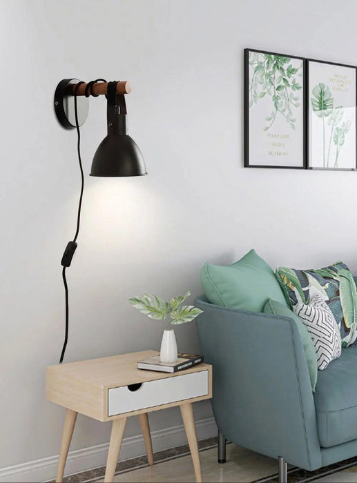 Algunda - Industrial Plug in Wall Sconce  BO-HA   