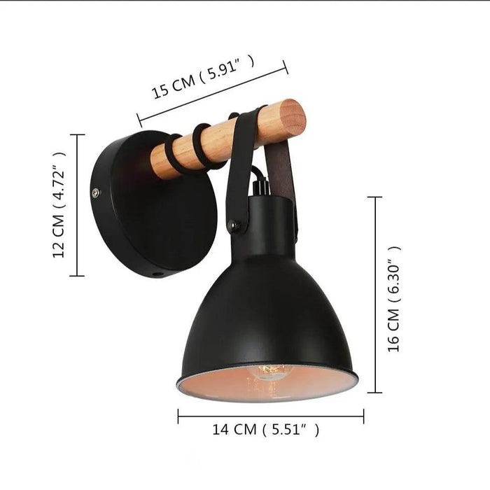 Algunda - Industrial Plug in Wall Sconce  BO-HA   
