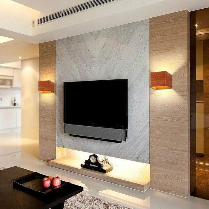 Arle - Nordic Faux Wooden Wall Lights For Bedroom  BO-HA   