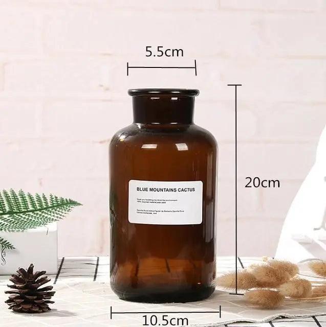 Atalie - Glass Bottle Vase  BO-HA 1000ml Width Mouth B  