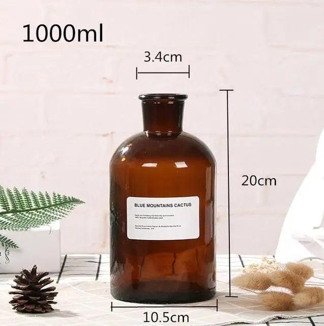 Atalie - Glass Bottle Vase  BO-HA 1000ml Small Mouth B  