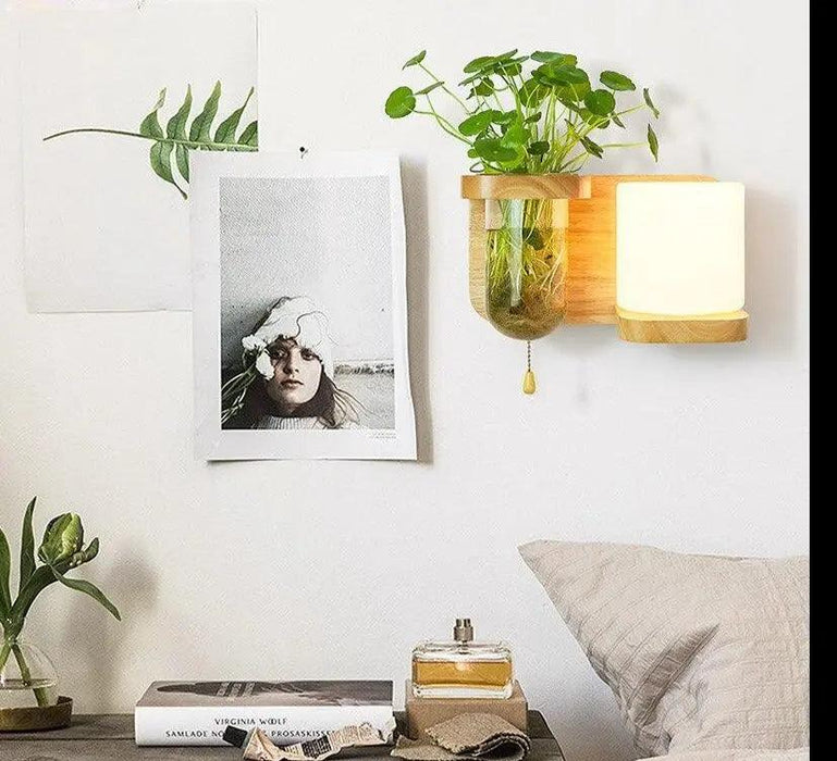 Audhild - Planter Light Wall Sconce  BO-HA Right Cylinder  