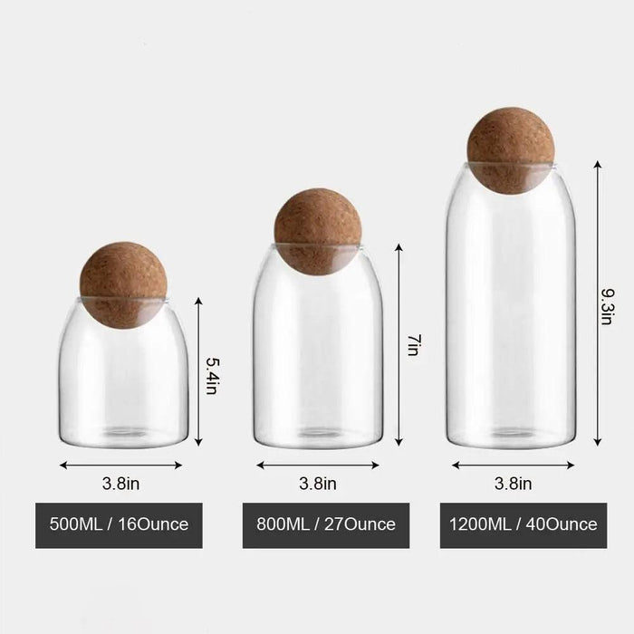 Eevi - Modern Glass Storage Set  BO-HA   