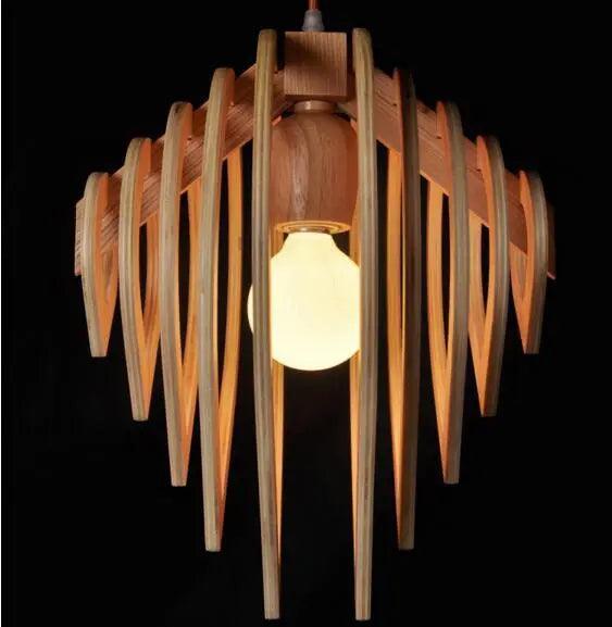Elsa - Modern Wood Hanging Lights For Bedroom  BO-HA   