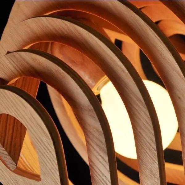 Elsa - Modern Wood Hanging Lights For Bedroom  BO-HA   