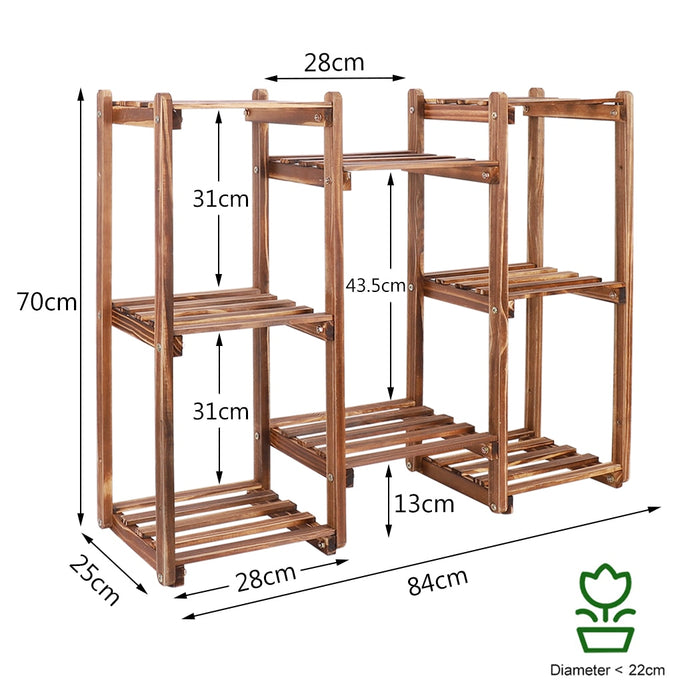 Ingri - Tiered Plant Stand Plant Shelf Indoor & Outdoor Plant Shelf Flower Stand  BO-HA   