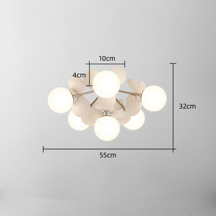Jorma - Modern Nursery Ceiling Light For Childrens Lighting  BO-HA White 6 